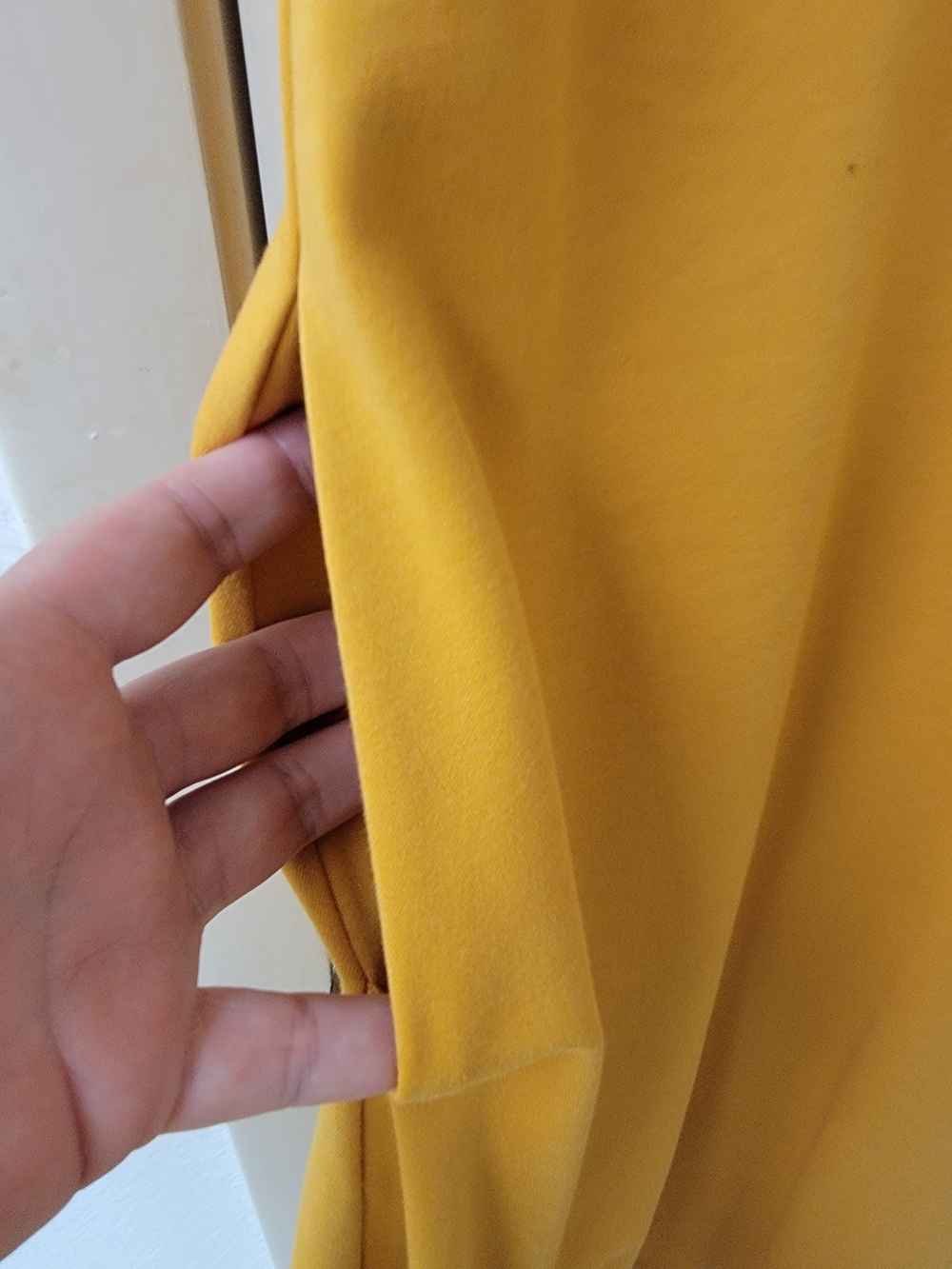 New York & Company Sleeveless Mustard Yellow A-Line Dress With Pockets! - Picture 7 of 8